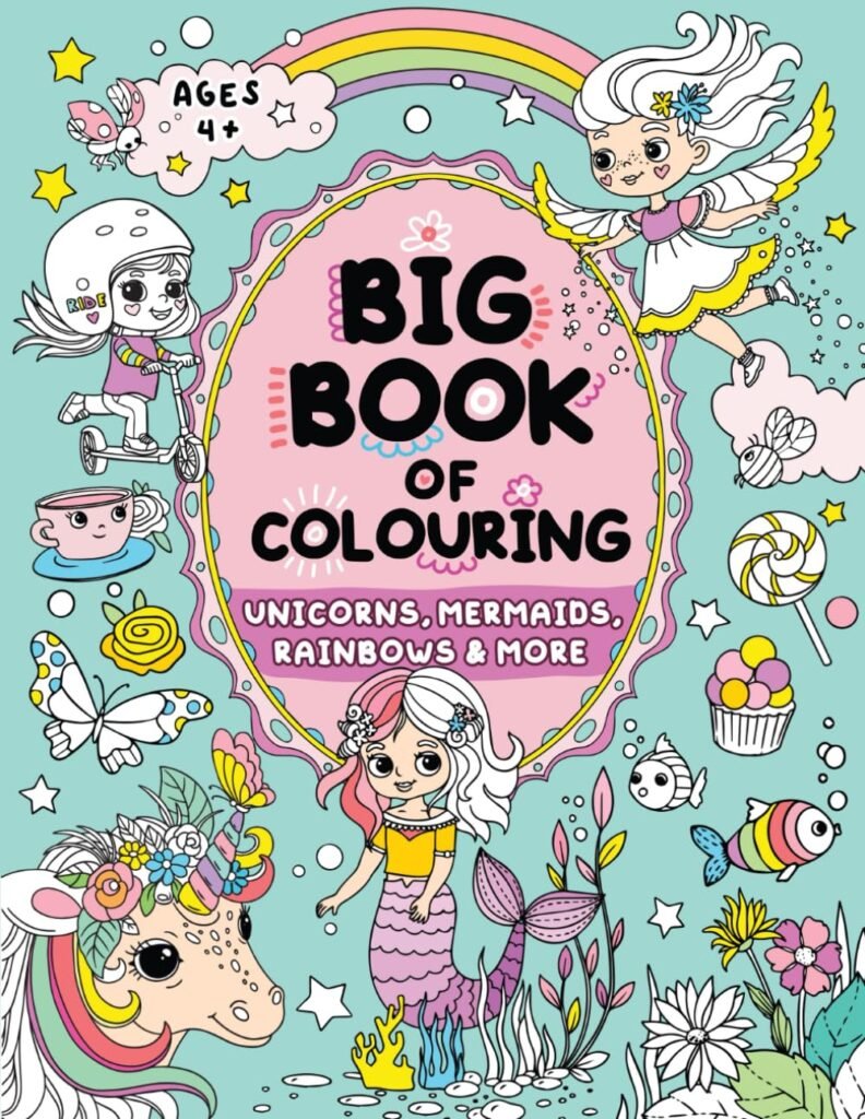 Book cover for Big Book of Colouring for Girls