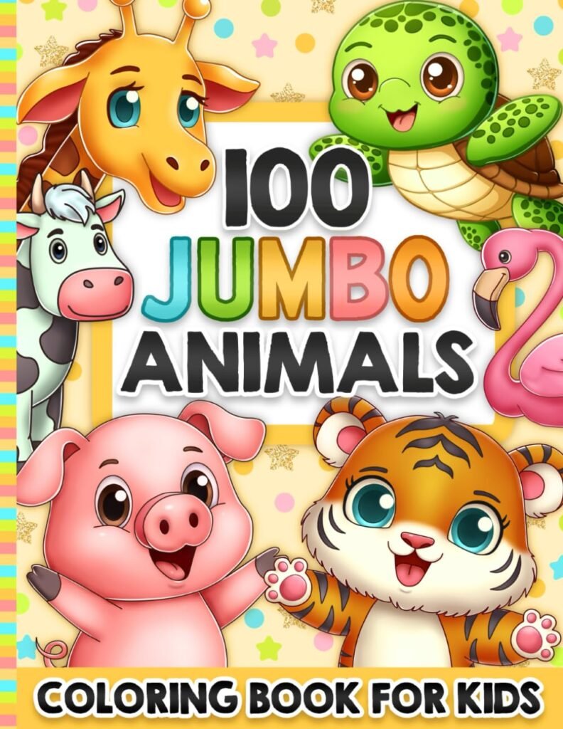Book cover for Animals Coloring Book for Kids