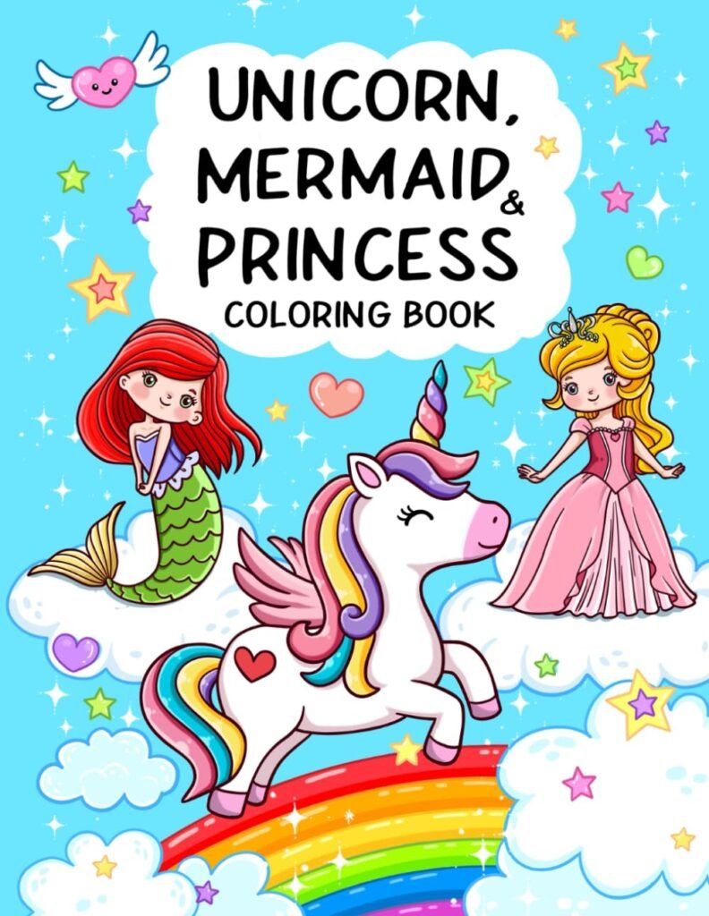 Book cover for Unicorn, Mermaid & Princess